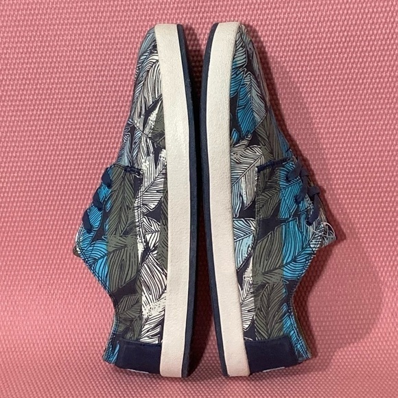 Toms Mens Palm Leaf Pattern Multi Colored Lace Up Casual Sneaker Shoes - Sz 11.5 - Picture 7 of 13